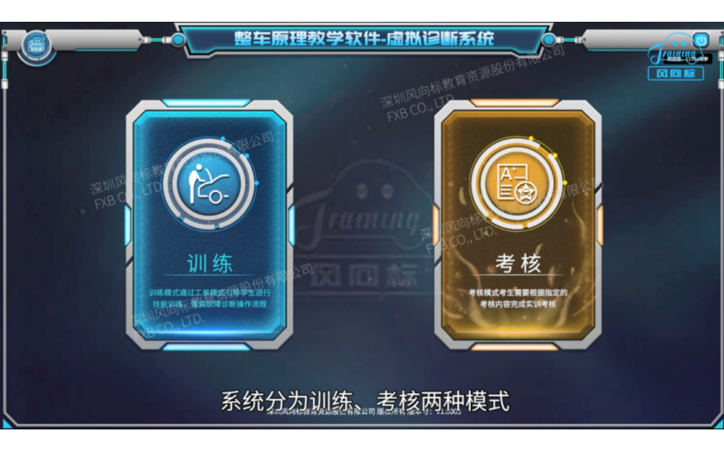 整車故障診斷虛擬仿真系統(tǒng)（東風(fēng)天錦）